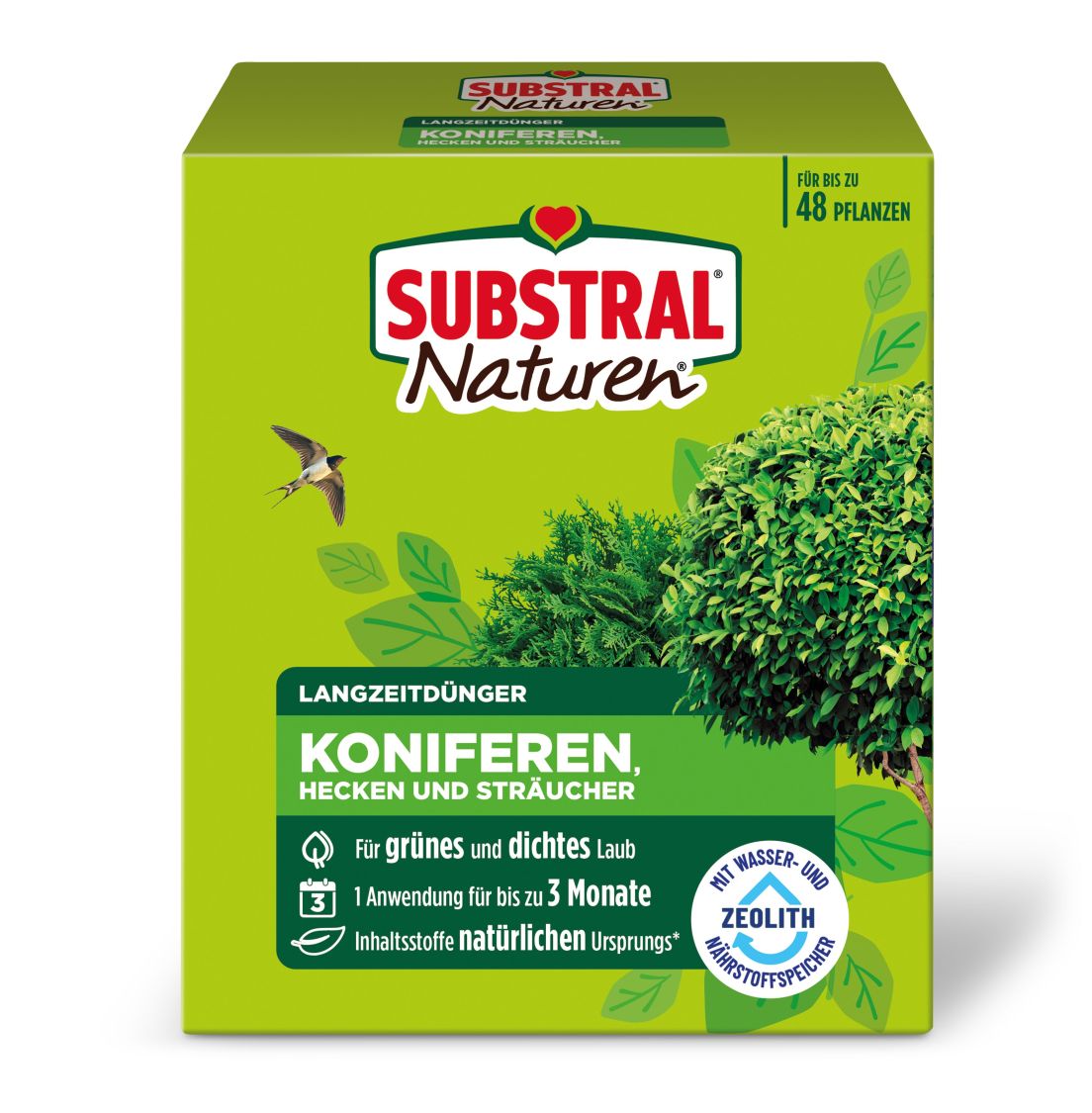 Bio Koniferen- und Heckendünger, SUBSTRAL NATUREN , Faltschachtel
